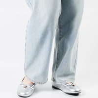 レザーバレエシューズ