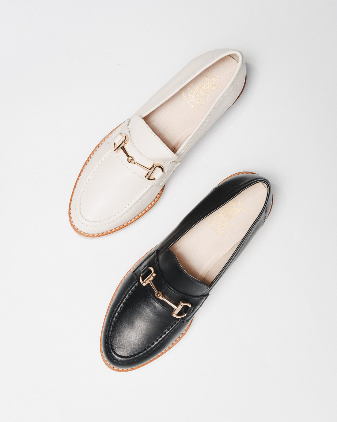 厚底ビットローファー