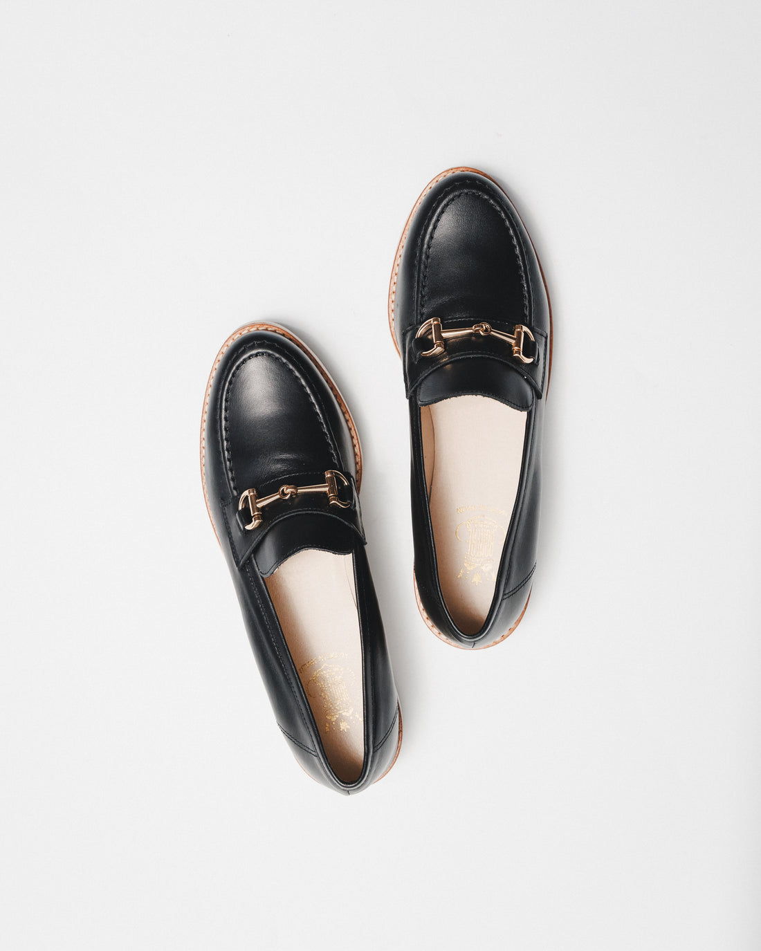 厚底ビットローファー