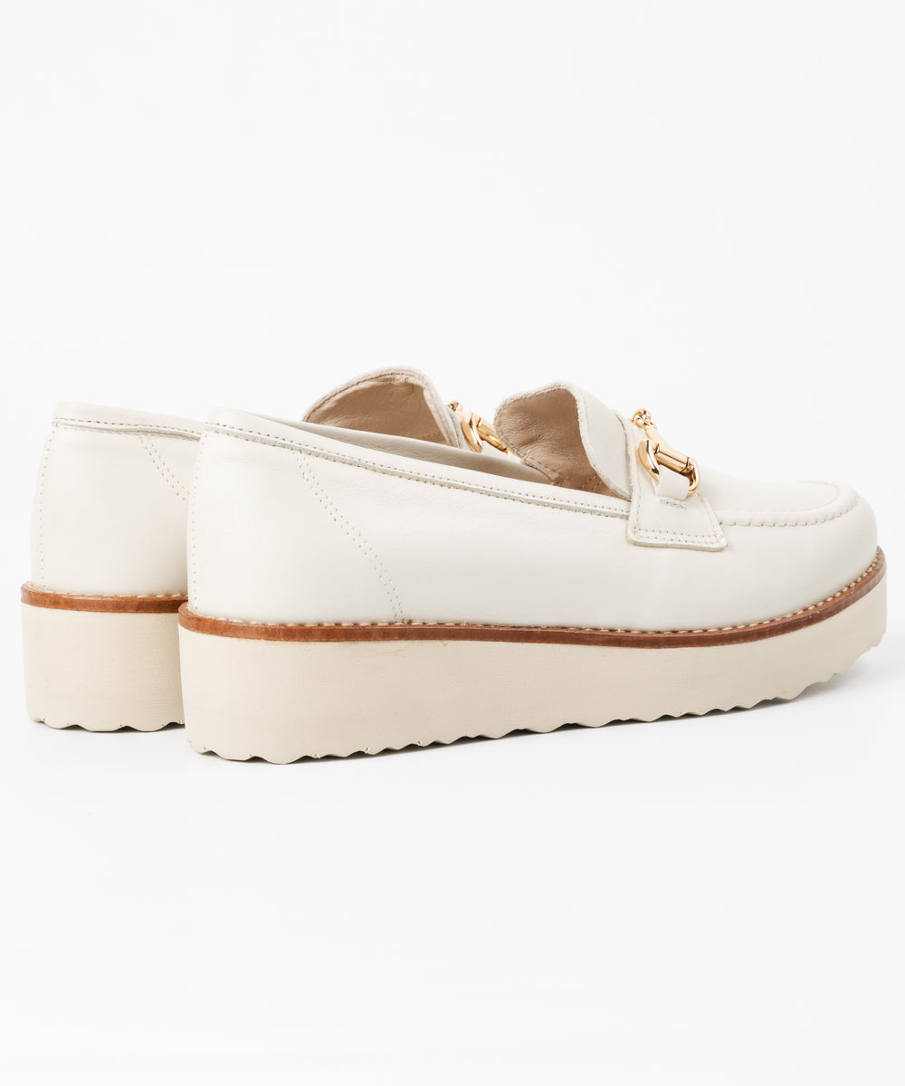 厚底ビットローファー