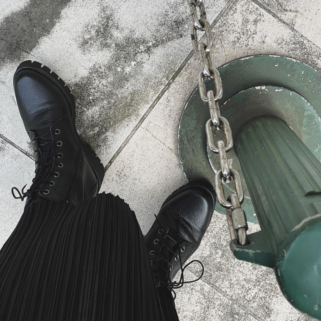 ミドルレースアップブーツ