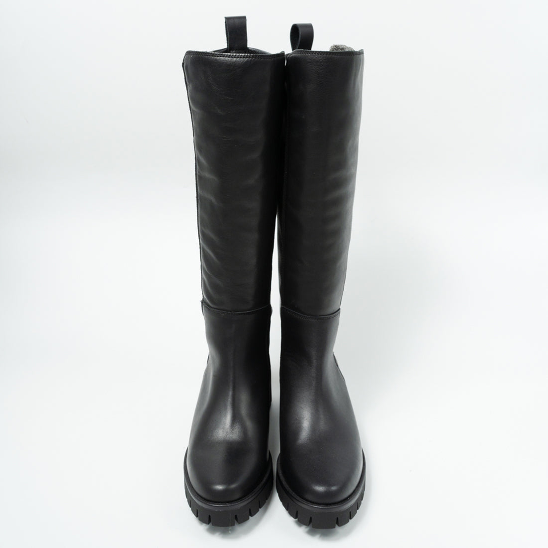 ストレッチロングレザーブーツ