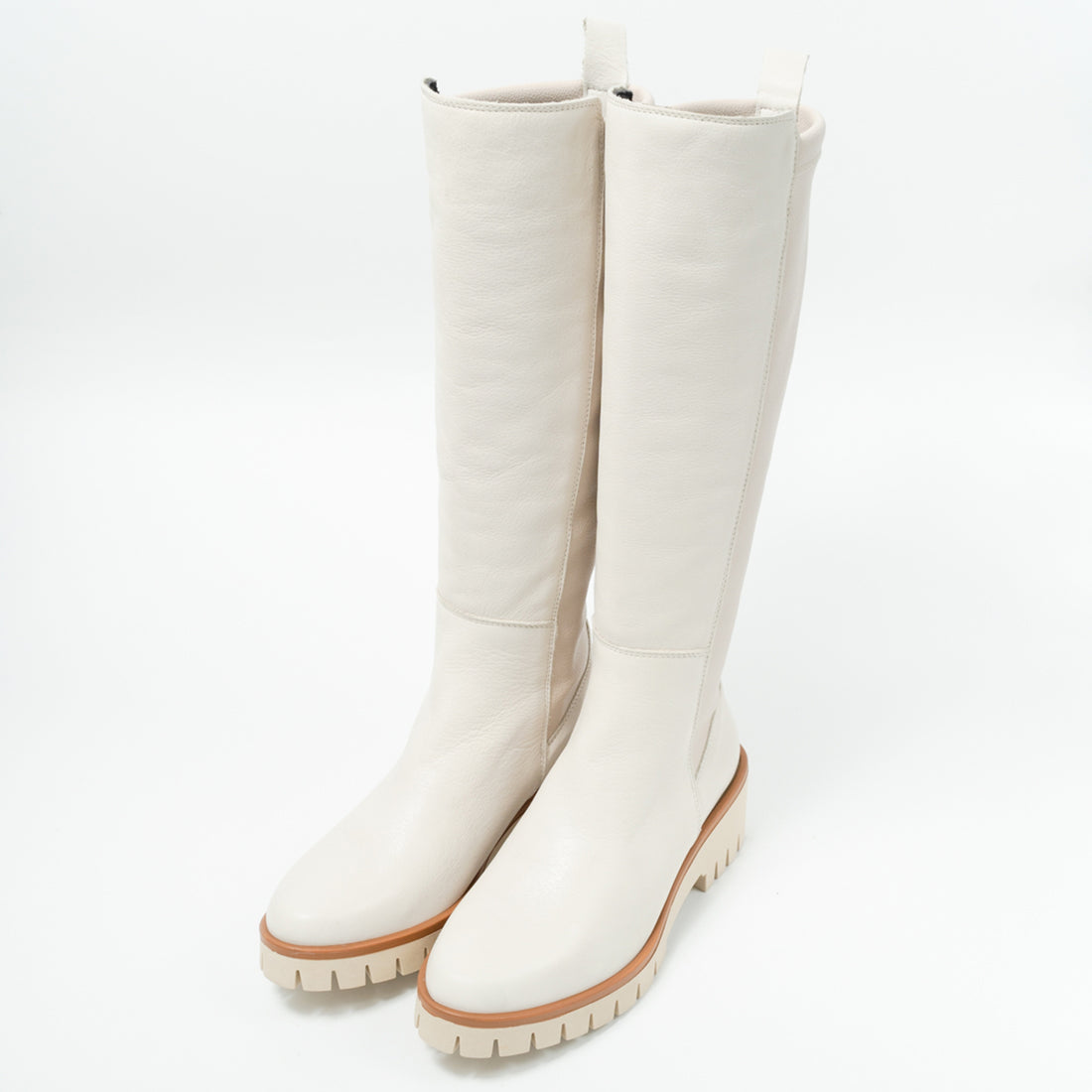 ストレッチロングレザーブーツ