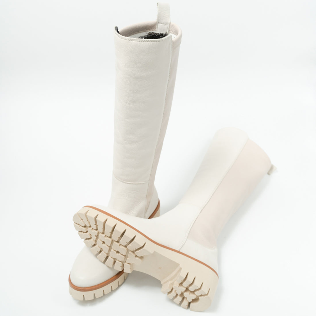 ストレッチロングレザーブーツ