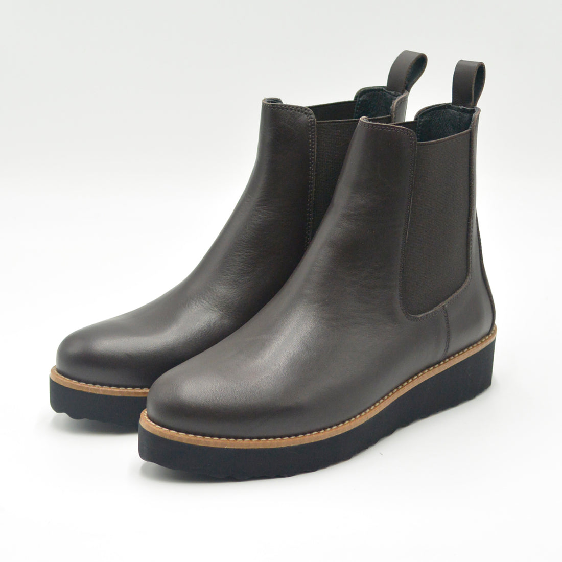 厚底サイドゴアブーツ