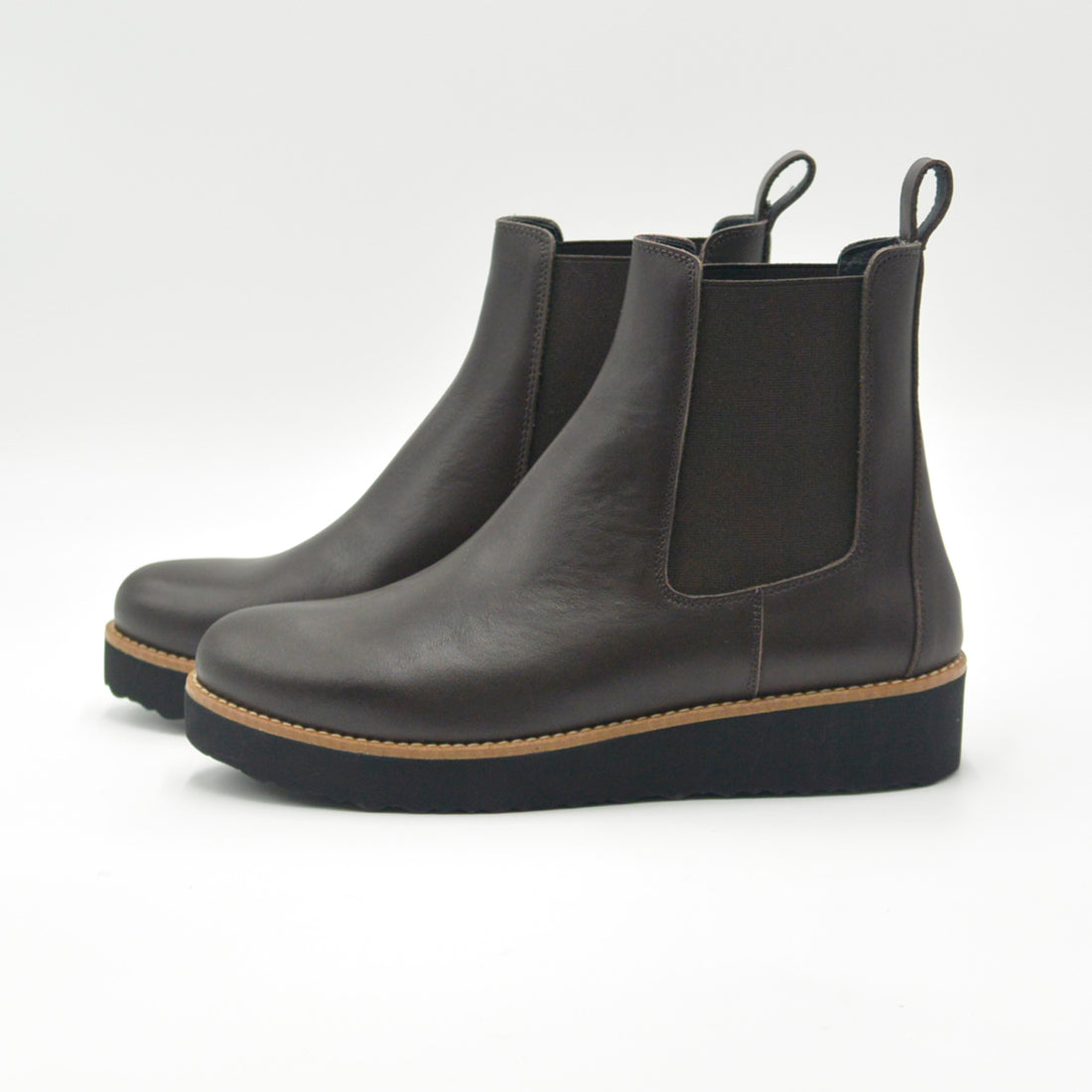 厚底サイドゴアブーツ