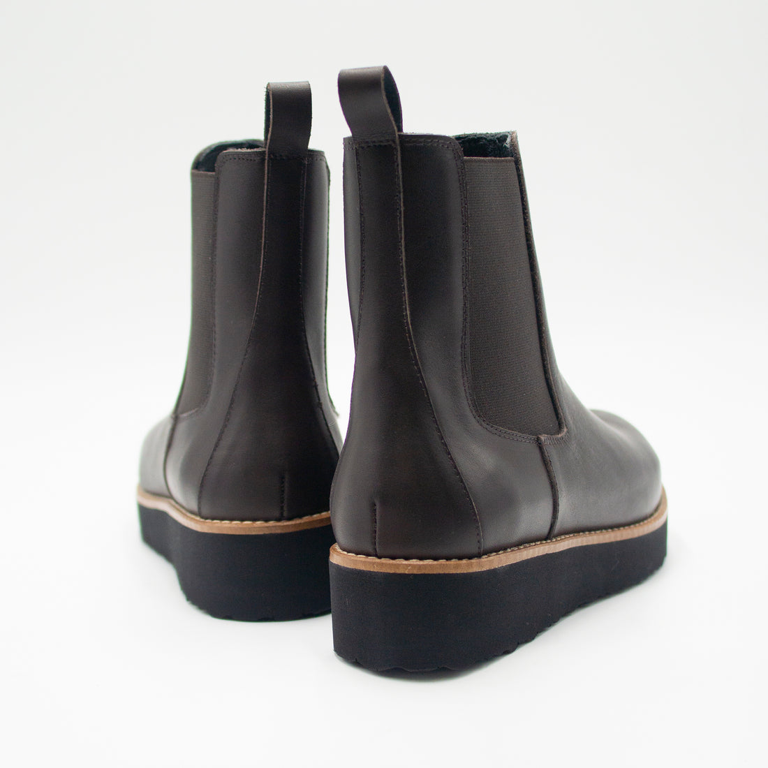 厚底サイドゴアブーツ