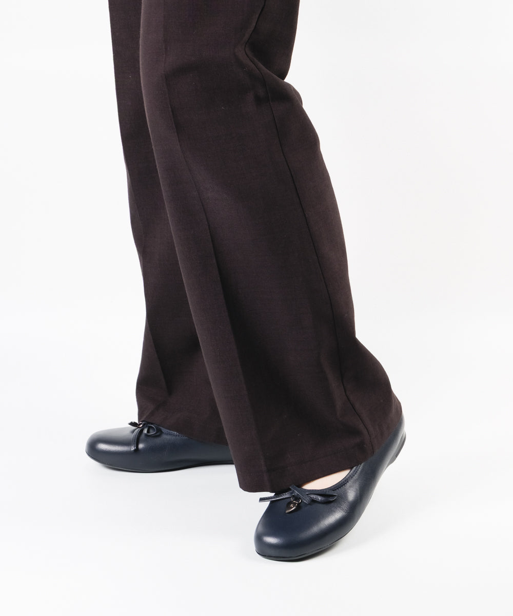 レザーバレエシューズ