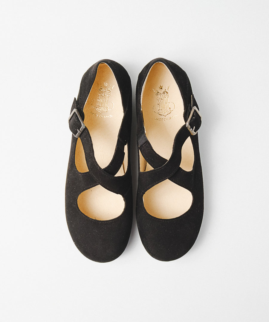 スエードクロスバブーシュ