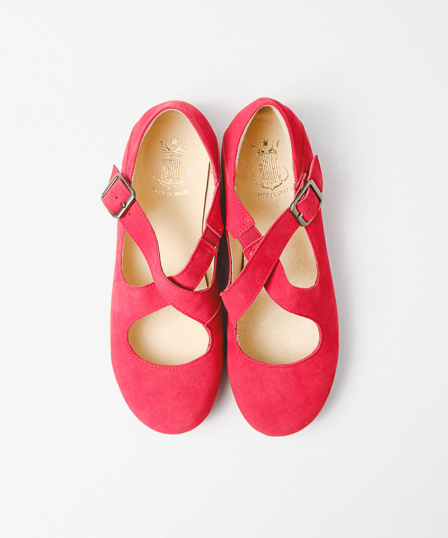 スエードクロスバブーシュ