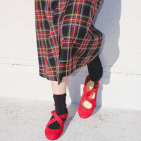 スエードクロスバブーシュ