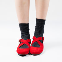 スエードクロスバブーシュ