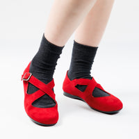 スエードクロスバブーシュ