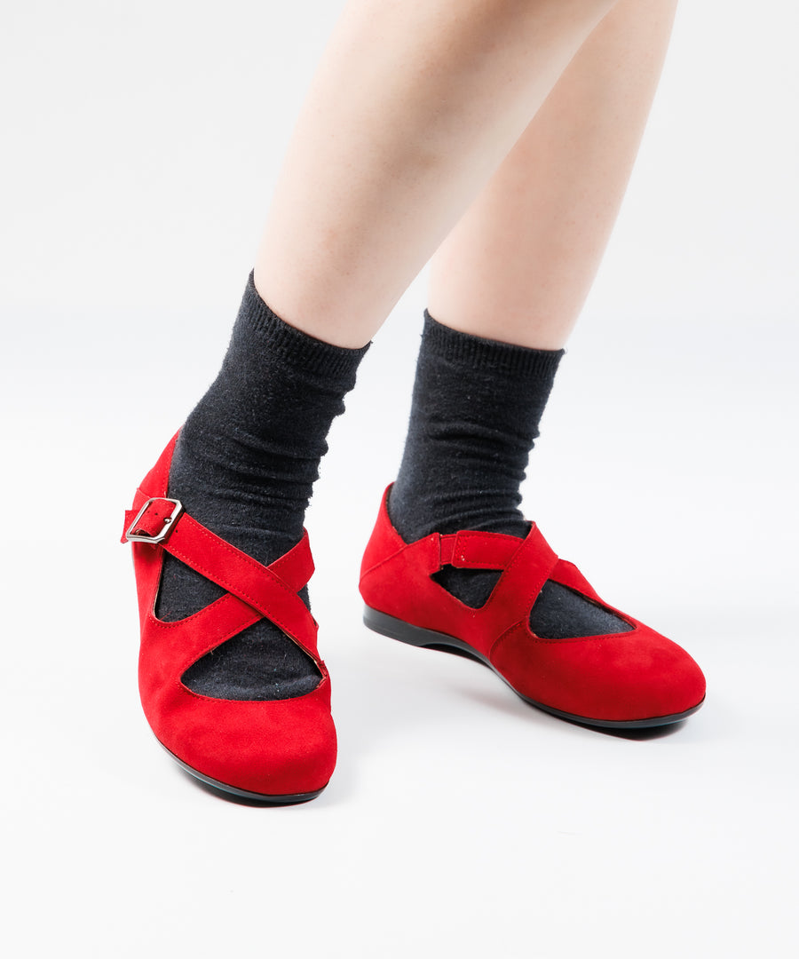 スエードクロスバブーシュ